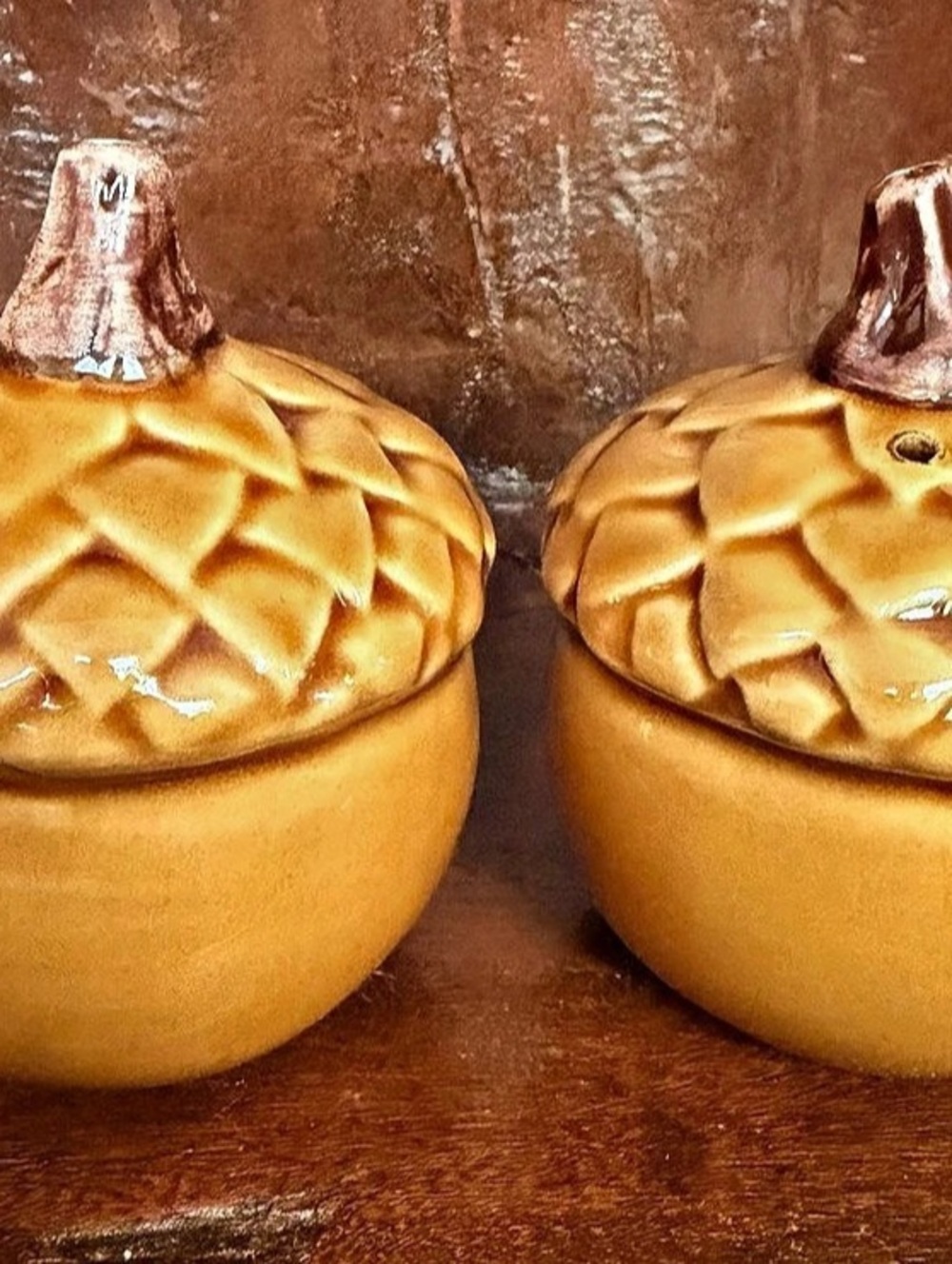 Acorn Salt and pepper shakers Vintage